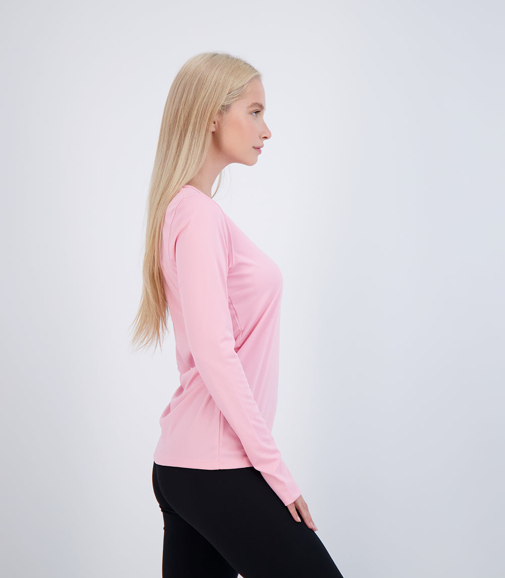 Bonita Ladies Long Sleeve V Neck ProtectUV® Sun Protective Shirt