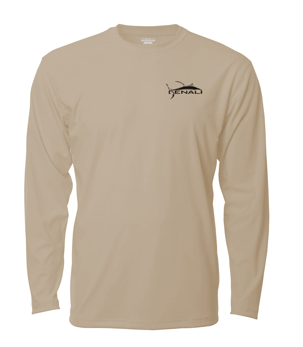 Denali Tuna Logo - Long Sleeve ProtectUV Sun Protective Shirt Green Tea / 3XL