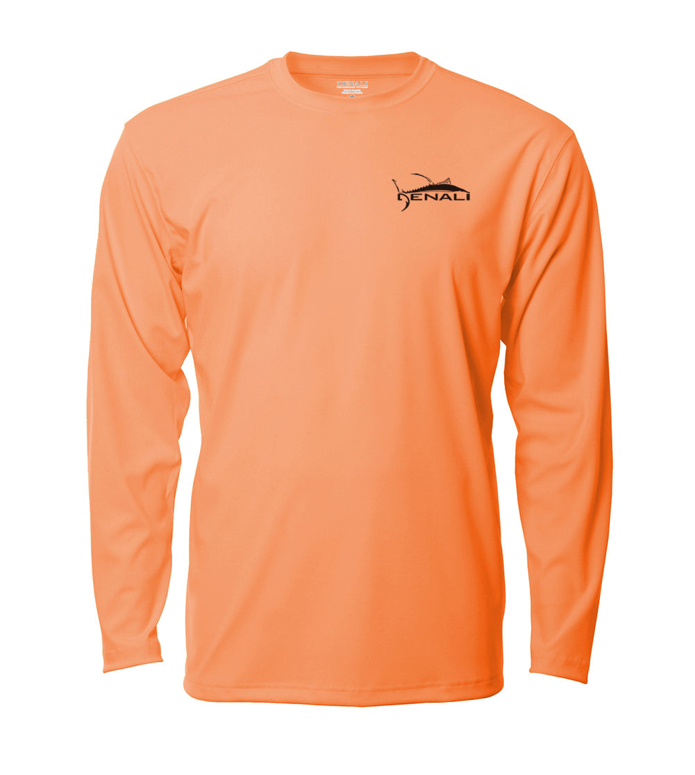 Denali Tuna Logo - Long Sleeve ProtectUV Sun Protective Shirt Tangelo / Medium