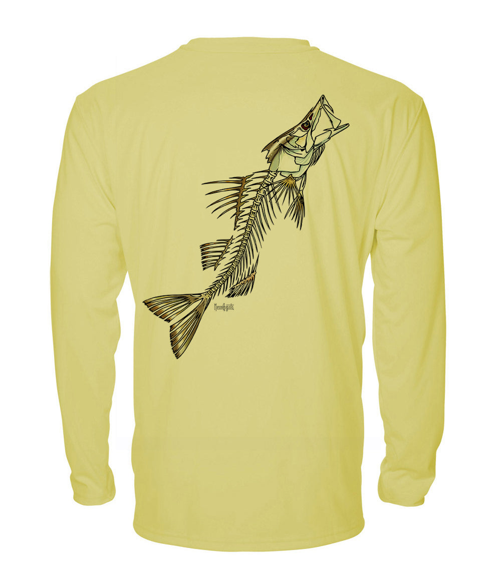 Snook Fish Custom Long Sleeve Fishing Shirts For Men, Women And