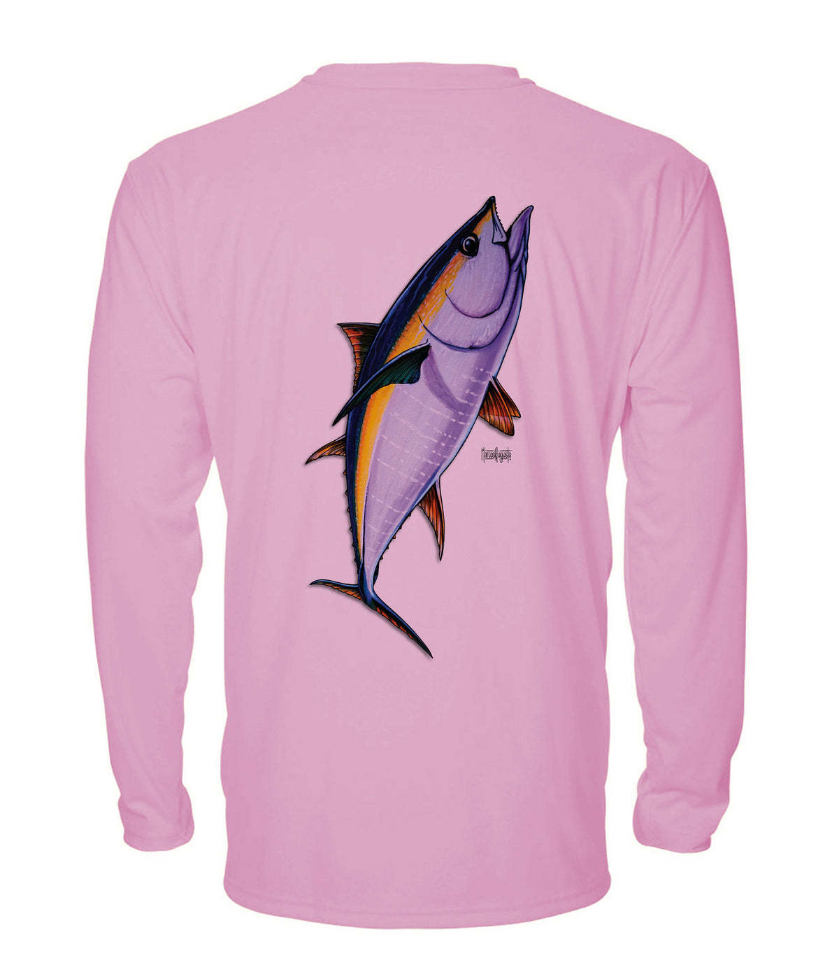 Yellowfin Tuna - Long Sleeve ProtectUV Sun Protective Shirt 3X Large / Seafrost