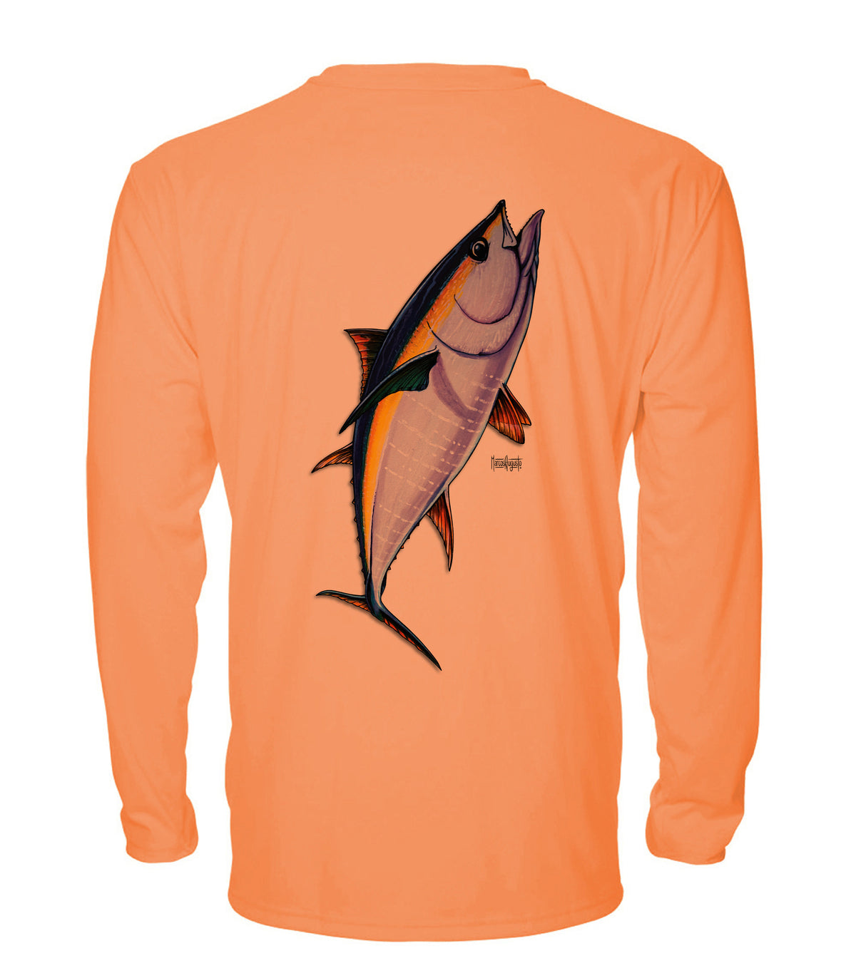 Yellowfin Tuna - Long Sleeve ProtectUV Sun Protective Shirt 3X Large / Seafrost